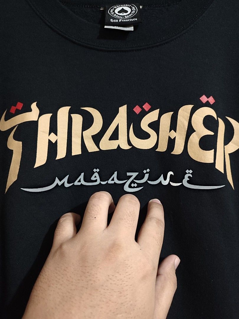 Thrasher arabic hoodie deals