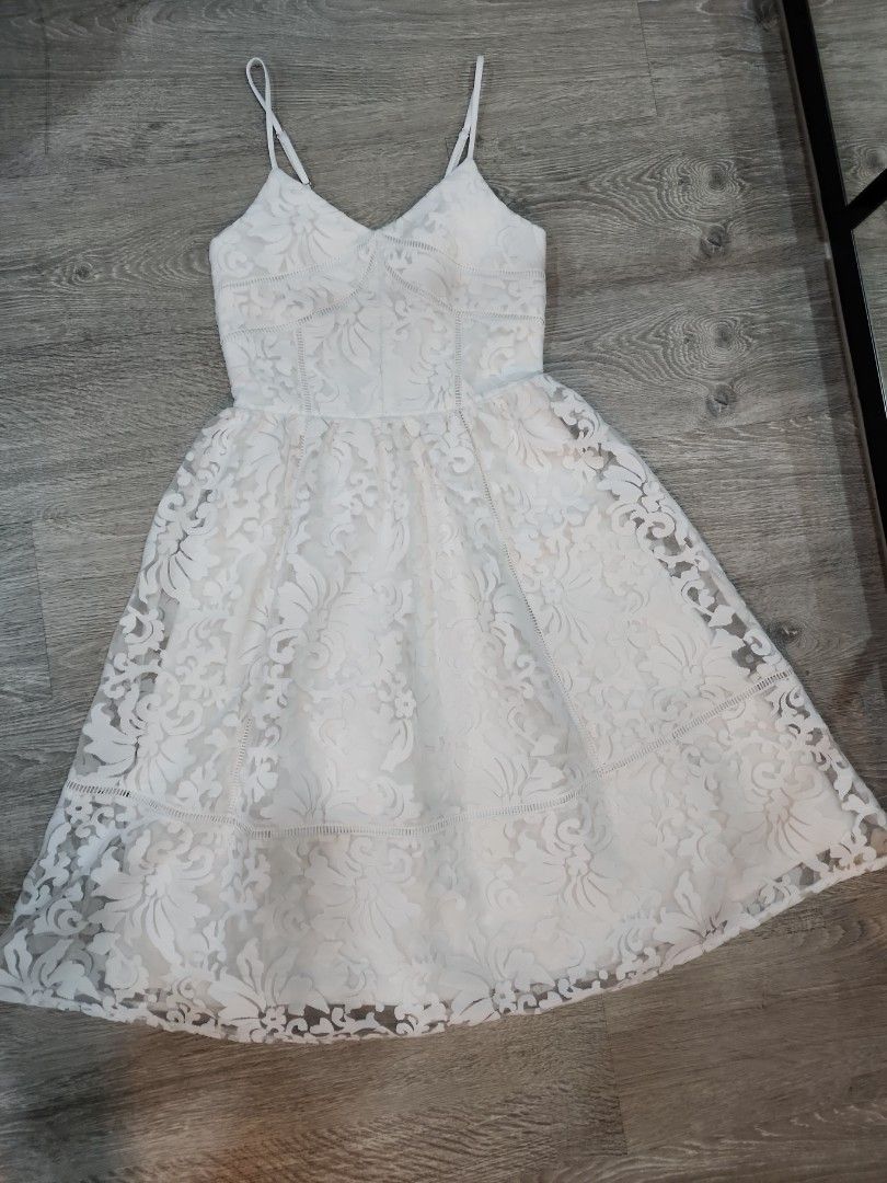 White lace dress size new arrivals 18