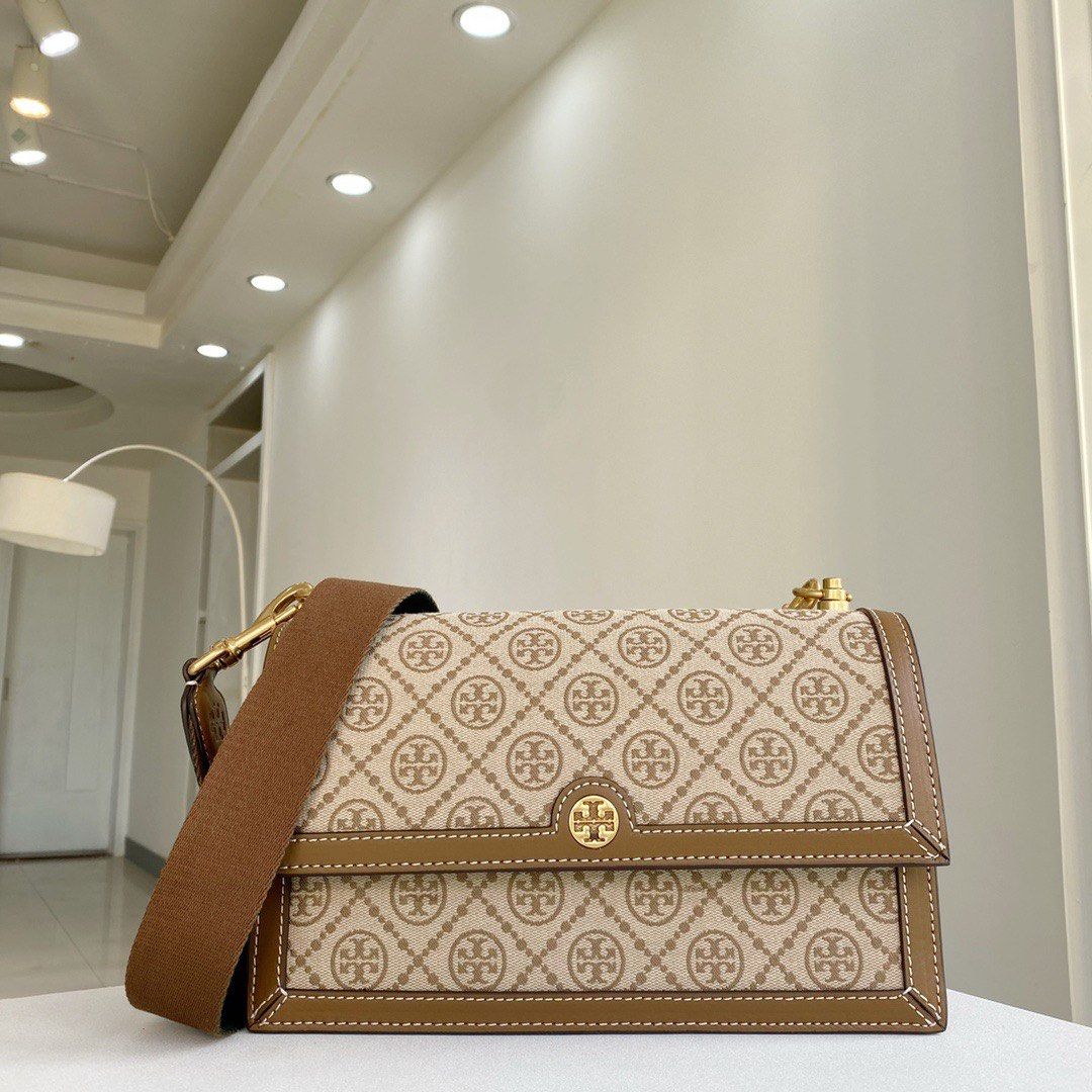 Tory Burch brown bag, Women's Fashion, Bags & Wallets, Shoulder Bags on  Carousell