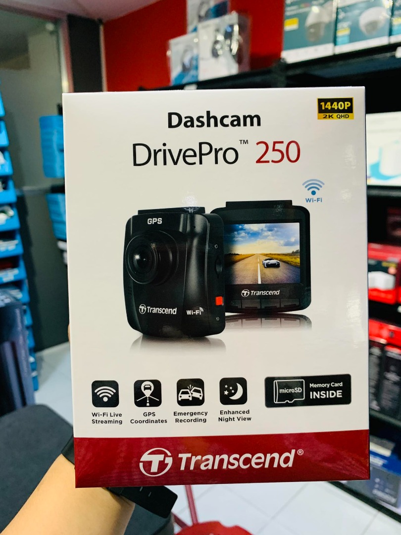 Transcend DrivePro 250 Dashcam 64GB TS-DP250A-64G, Computers & Tech ...