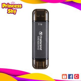 Transcend ESD310C 1TB Dual USB Flash Drive Type C Portable SSD Solid State Drive TS1TESD310C