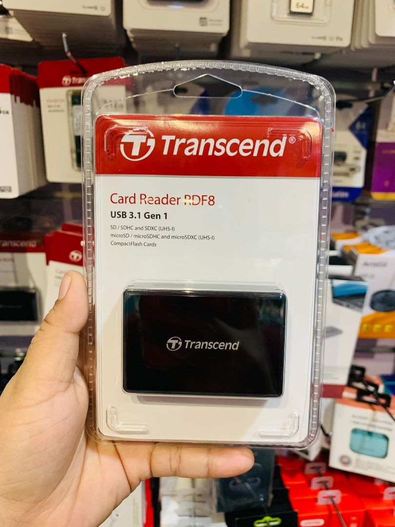 Transcend RDF8 microSD/SD/CF Card Reader USB 3.1 TS-RDF8K (Category: Hard Disks & Thumbdrives) located in Makati City. Submitted by lyntoledo222-50488 (Listing ID 1249624854, Image 3). Description: 📍PRICES ARE SUBJECT TO CHANGE WITHOUT PRIOR NOTICE🙂 WE AACCEPT✅ BULK ORDER WE AACCEPT✅ COD - GCASH -BANK & CREDIT CARD ‼️💥 ____________________________________________ 📍Order Here: (We do same day delivery via Lalamove) 🔶STORE SCHEDULE (FOR WALK-I