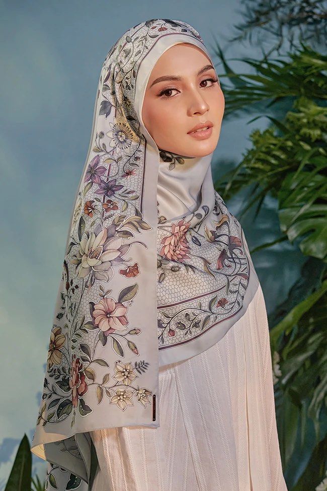 tudung shawl plain
