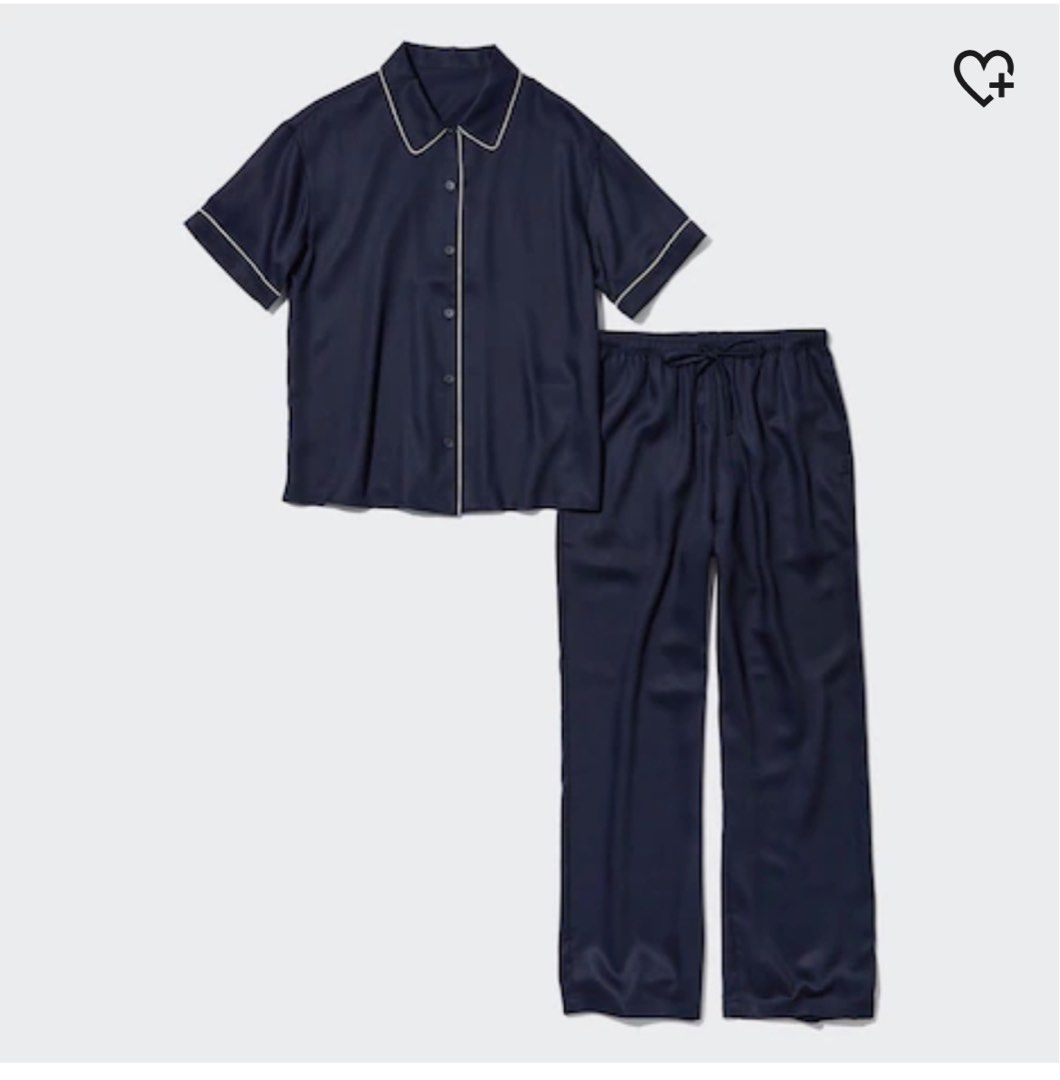 Uniqlo Women Satin Pajamas Size L Women s Fashion New