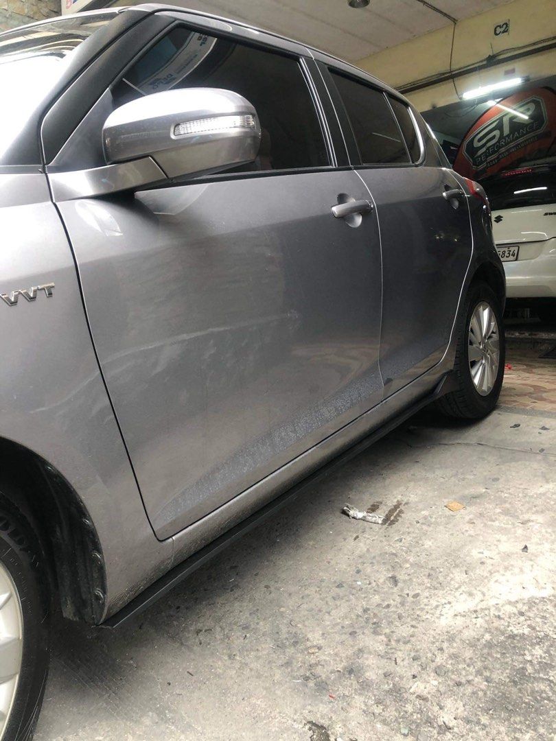 Universal Car Bumper Side Skirts (Used) (Category: Body Parts and Accessories) located in Quezon City. Submitted by marvinii (Listing ID 1249537033, Image 1). Description: Used from suzuki swift 2017 In good condition with minor scratches Sukat na para sa suzuki swift need lang linisin tapos ikakabit na lang .