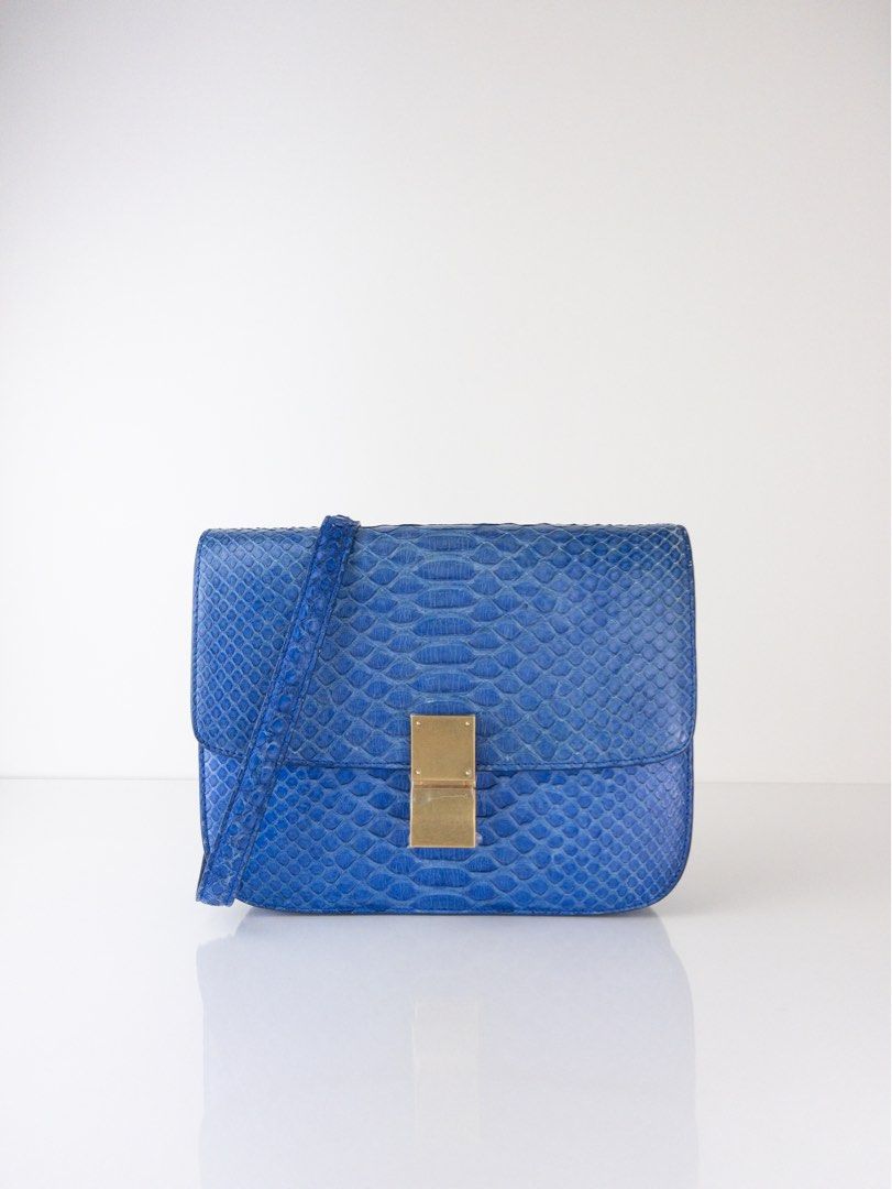 Celine box bag python outlet