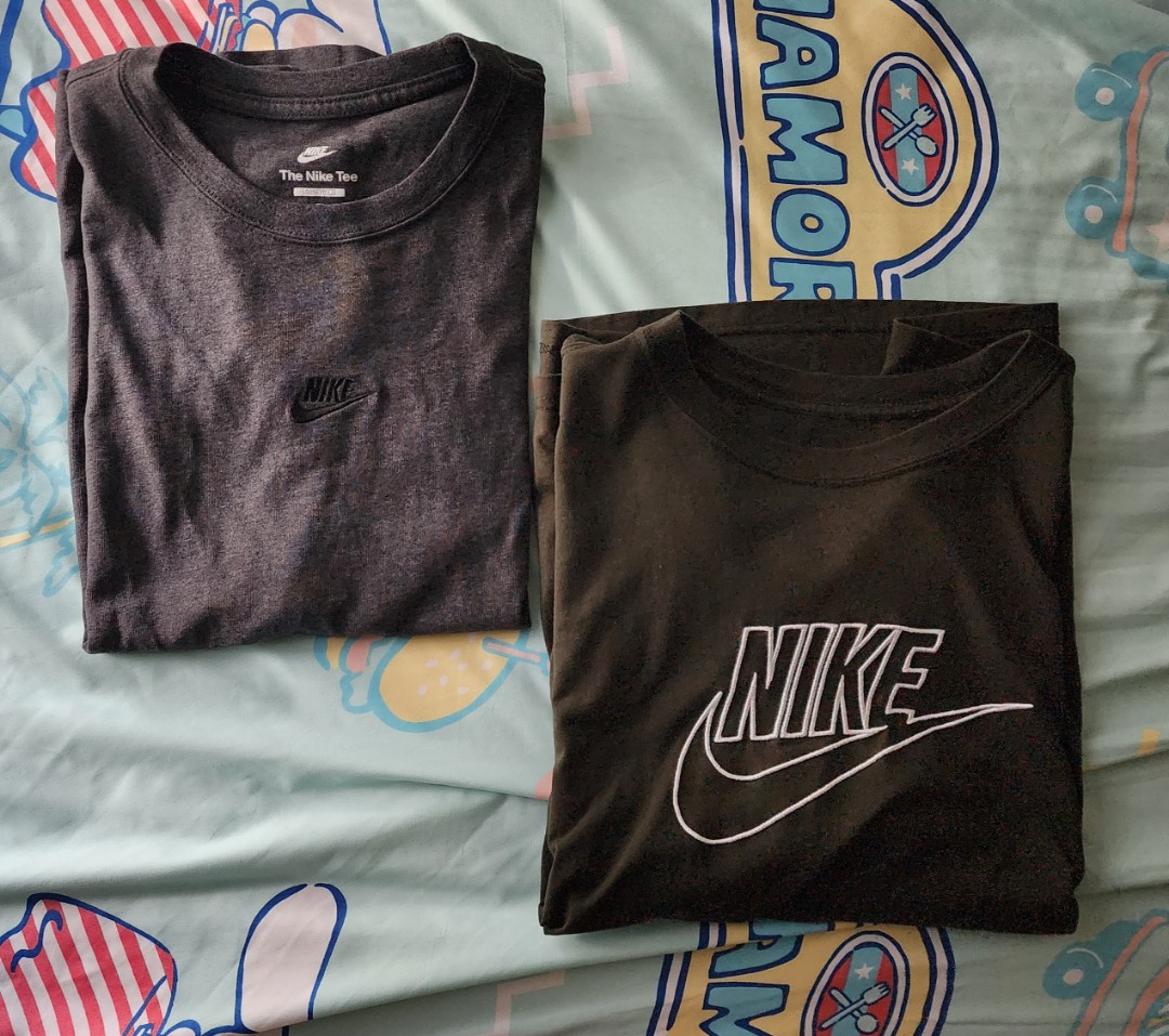 USED Nike tee set 2件XXL碼, 男裝, 上身及套裝, T-shirt、恤衫、有領