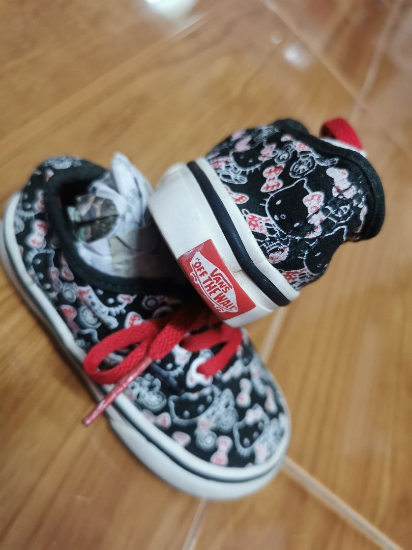 Vans hello kitty shoes Babies Kids Babies Kids Fashion on Carousell