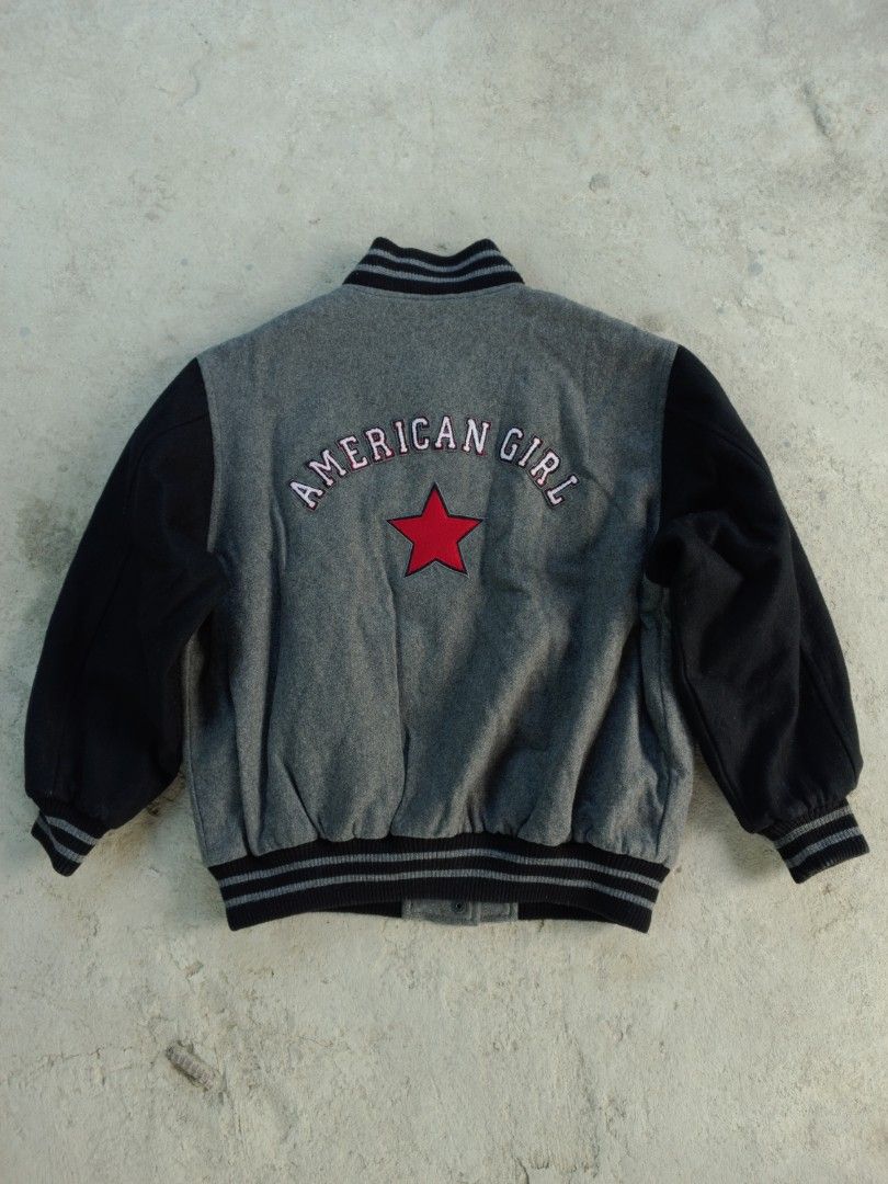 Varsity Jacket American Girl Men s Fashion Coats Jackets and