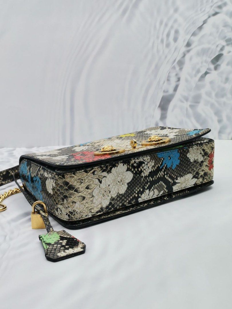 Versace floral bag clearance