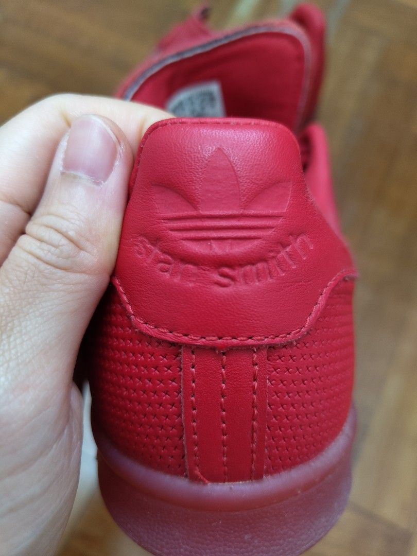 Adidas stan on sale smith vintage red