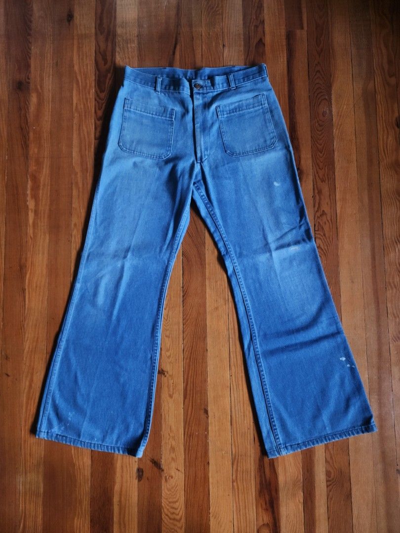 Vintage Army navy seafarer Jeans Size 34 Made in USA Men s