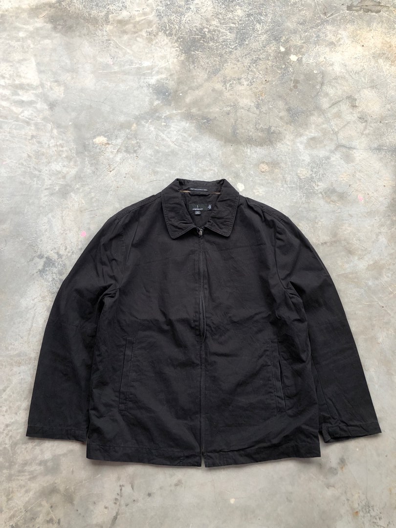 vintage harrington jacket black polo ralph lauren outerwear, Men's