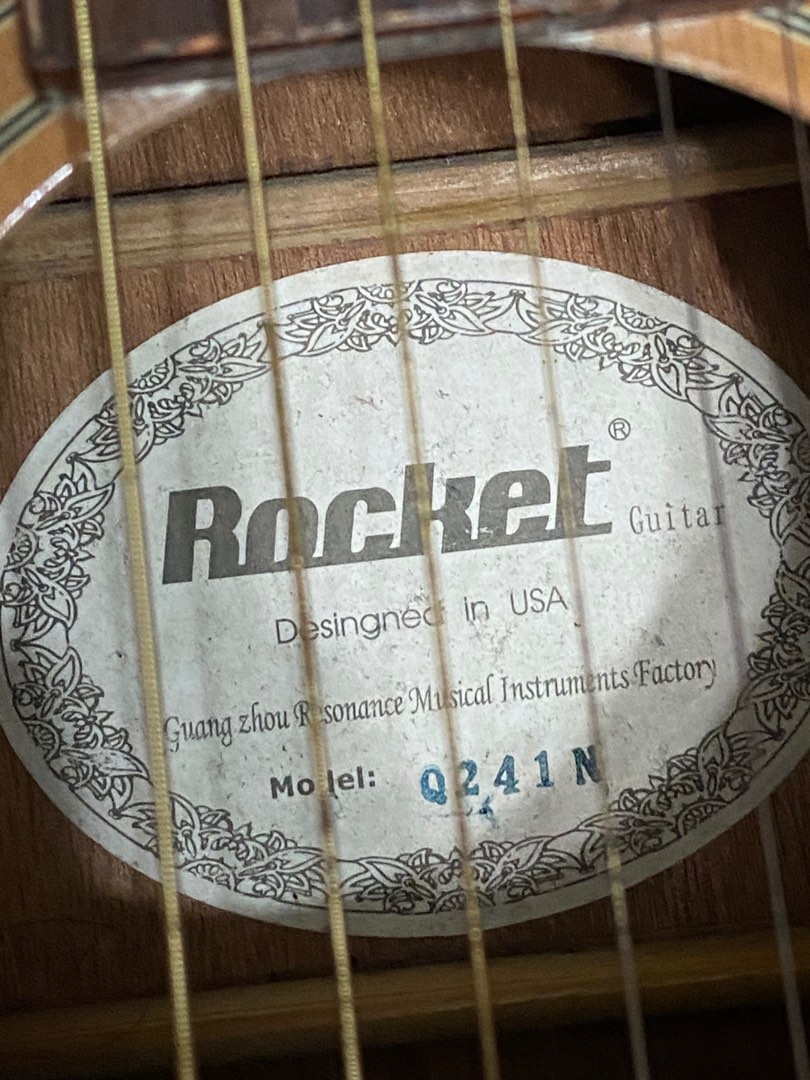 vintage rocket guitar, Hobbies & Toys, Music & Media, Musical ...