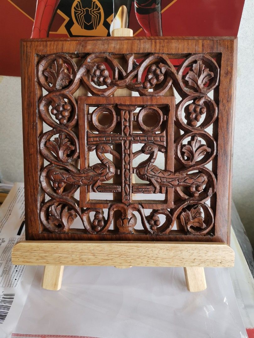Hand-carved Rohida Wood Block (Big) main image 1