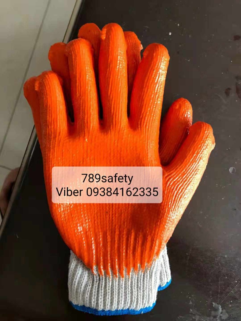 Working Rubber Gloves / Rubberized Gloves on Carousell