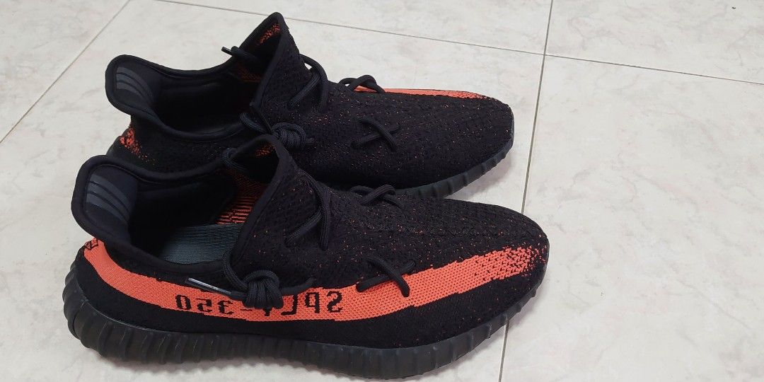 Adidas yeezy boost 350 top red stripe