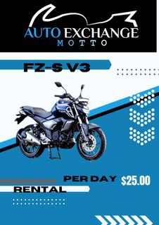 Yamaha FZ-S  $140/week!