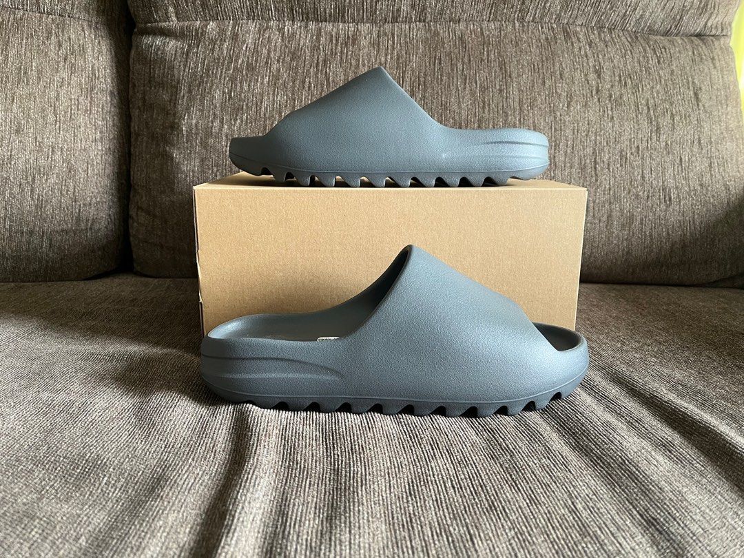 Yeezy Slide Slate Grey, Men's Fashion, Footwear, Sneakers on Carousell