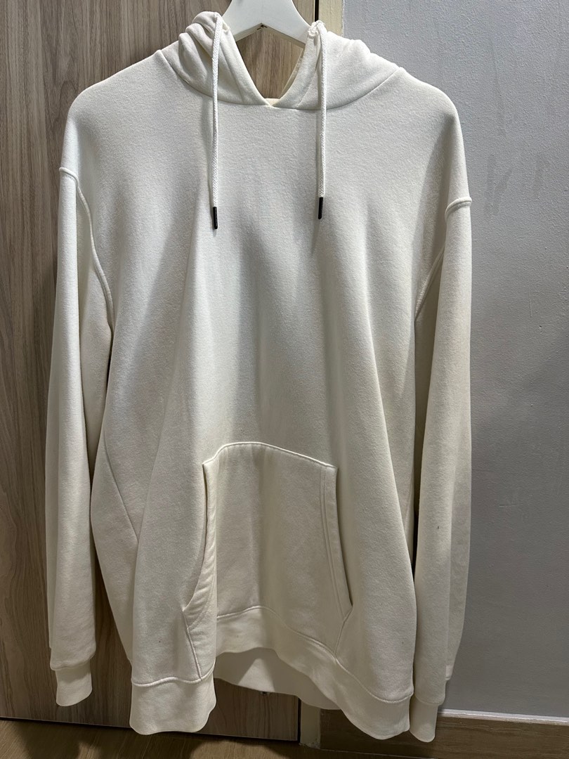 White cheap hoodie zara