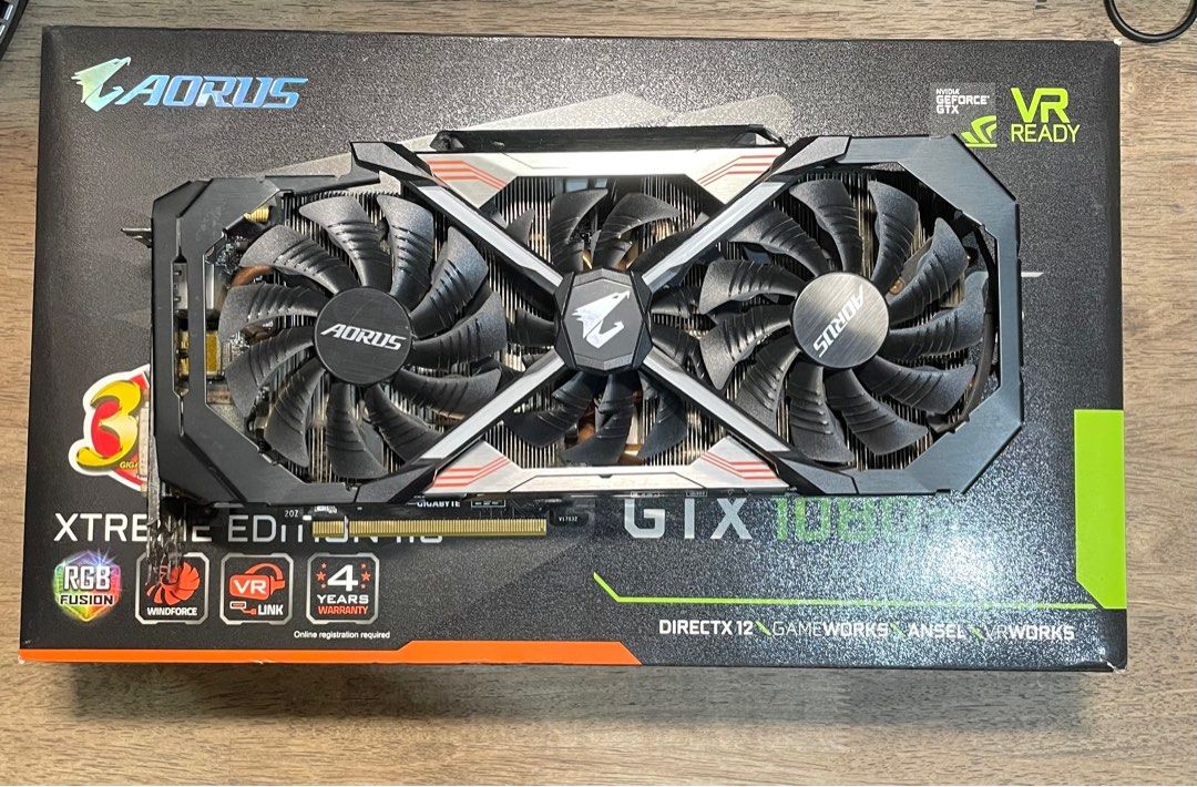 1080ti AORUS GeForce GTX 1080 Ti Xtreme Edition 11G WITH BOX
