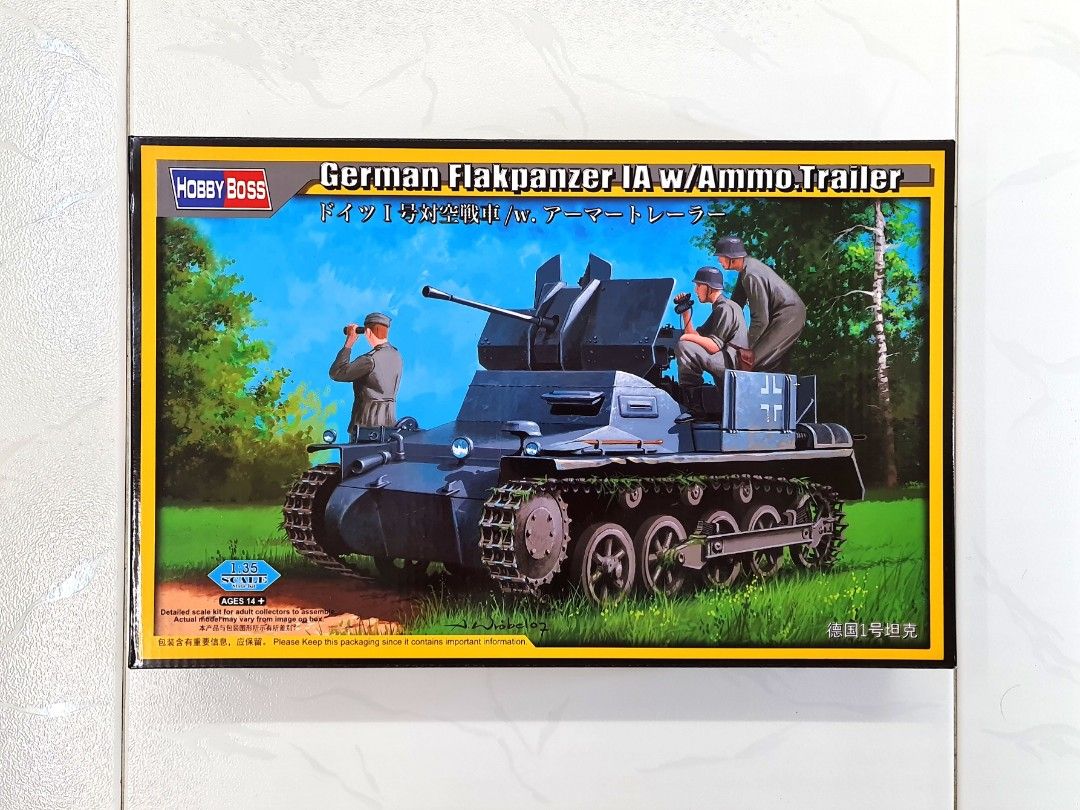 1⁄35 #80147 Hobby Boss⁄Tristar German Flakpanzer 1A w⁄ Ammo