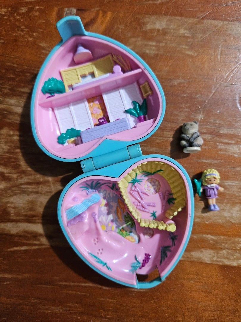 Vintage 1993 Polly Pocket Cuddly Kitty Pet Parade Collection, Compact Only