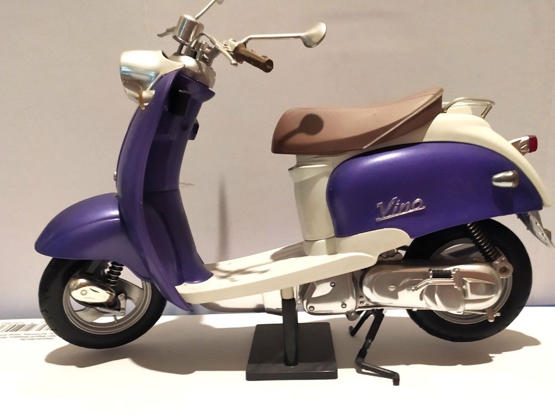 ショップ YAMAHA Vino 1/6 模型 ミニチュア バイク パープル YAMAHA
