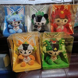 2008 奧運福娃 Beijing Olympics doll toy 全套賣 不拆