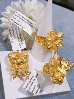 24k gold Dragon Design Ring