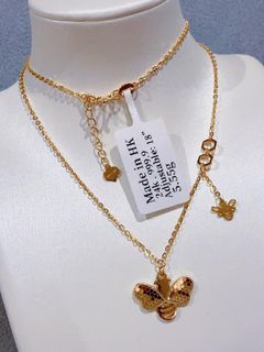 24k Gold Ladies Necklace 999.9