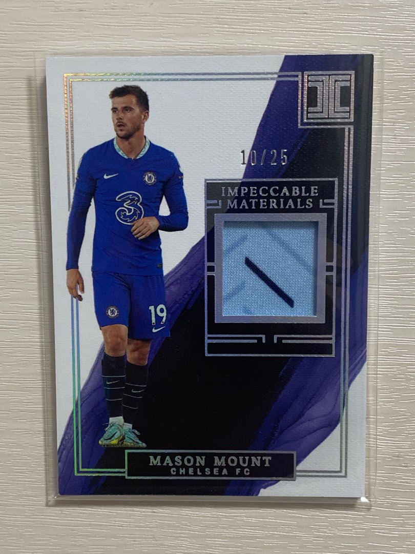 限/25 2023 panini impeccable Chelsea Mason mount patch, 運動產品