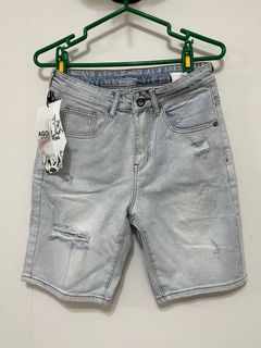 全新28碼AGO正品牛仔短褲（膝上）