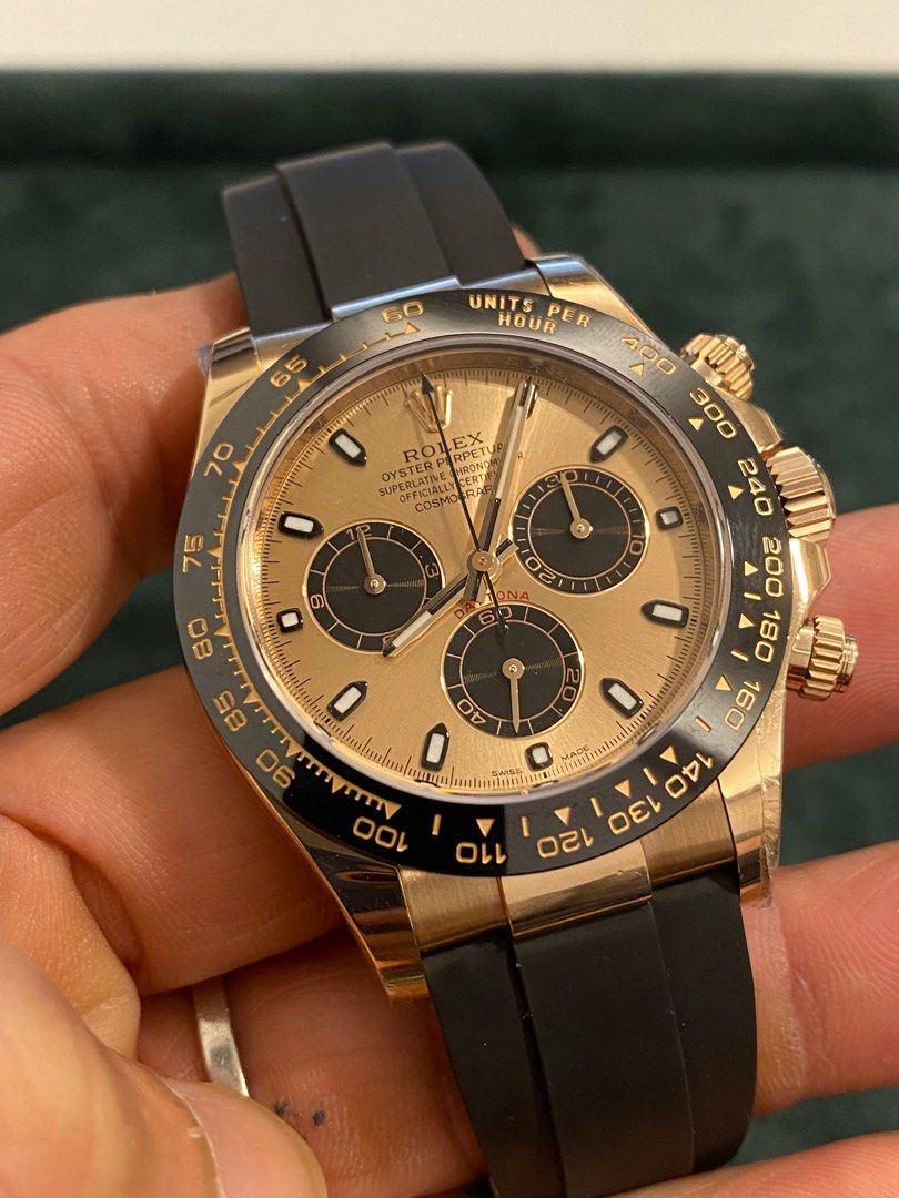 2首Rolex Daytona 18k Rose Gold 116515LN OLD PINK, 名牌, 手錶