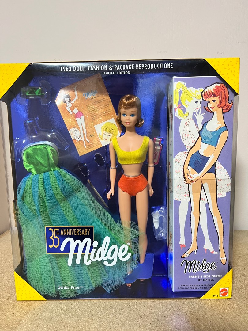  35th Anniversary Midge, Barbies Best Friend : Toys & Games
