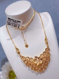 999.9 5D Design Necklace 24k gold