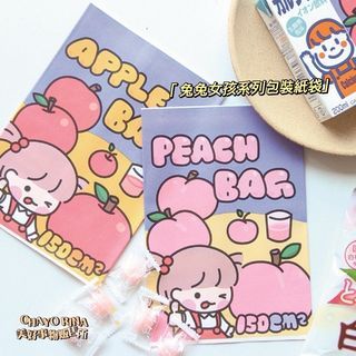 ☁︎︎*°兔兔女孩系列紙質收納袋 包裝袋 禮物袋 創意卡通可愛紙袋 擺拍裝飾道具 2款