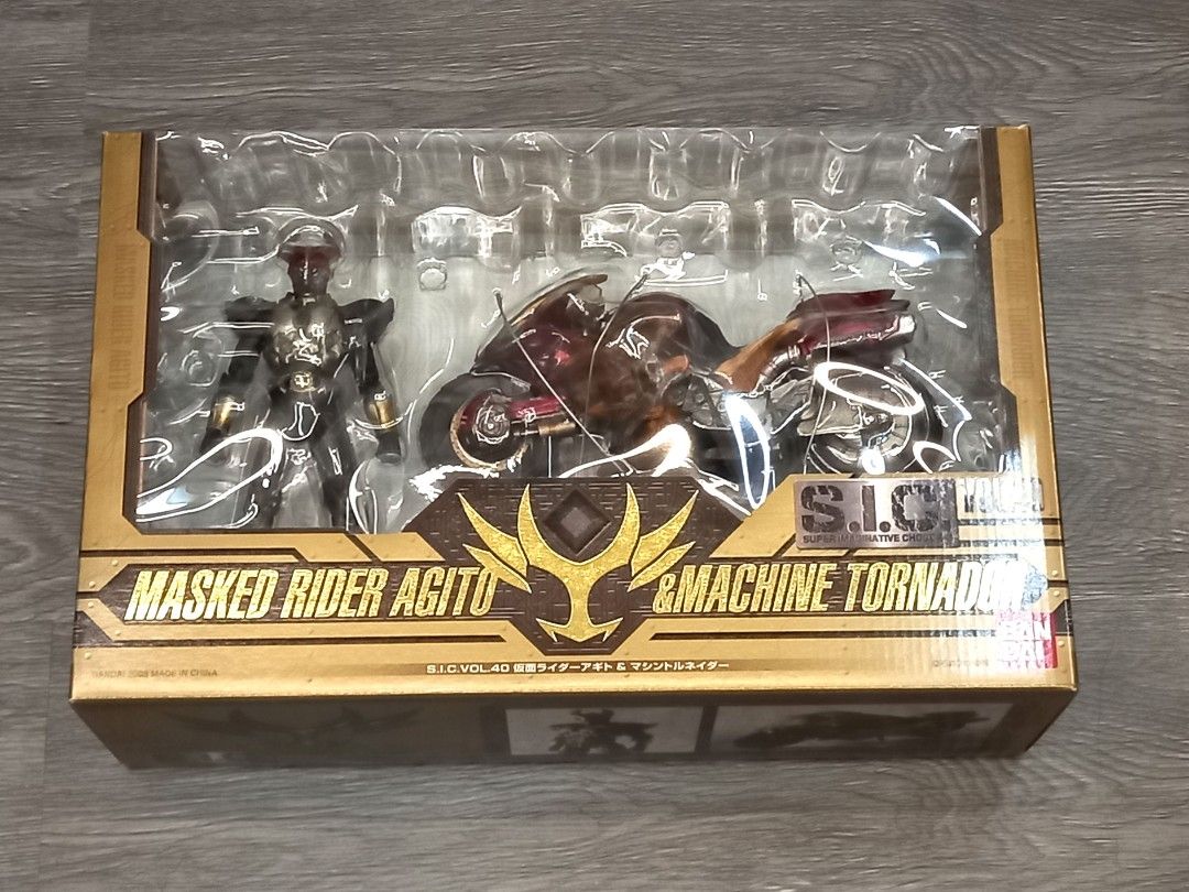 絕版Bandai S.I.C. SIC vol. 40 幪面超人Masked Rider Agito & Machine