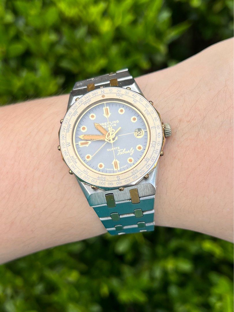 SOLD Breitling Tabarly 35mm Two Tone ref. 80770