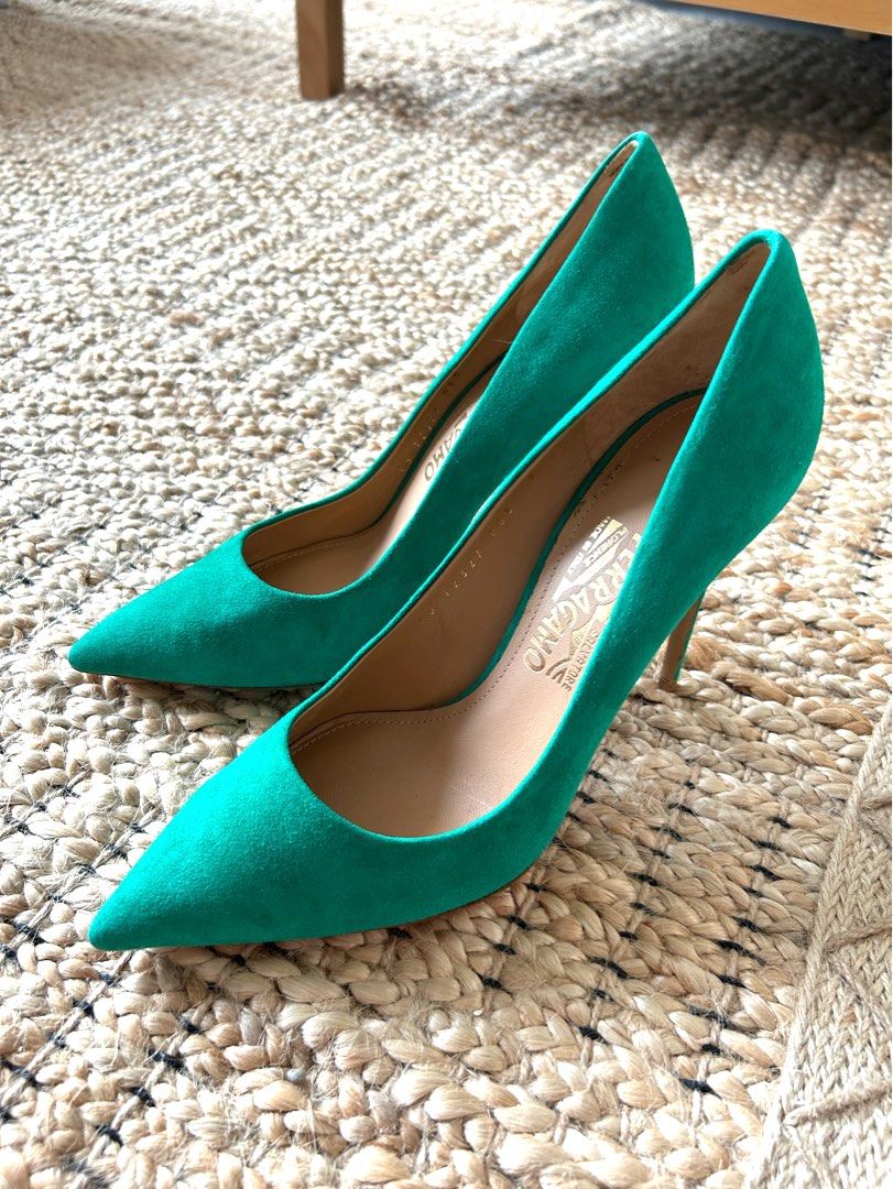 Salvatore Ferragamo Suede Heels Special Edition