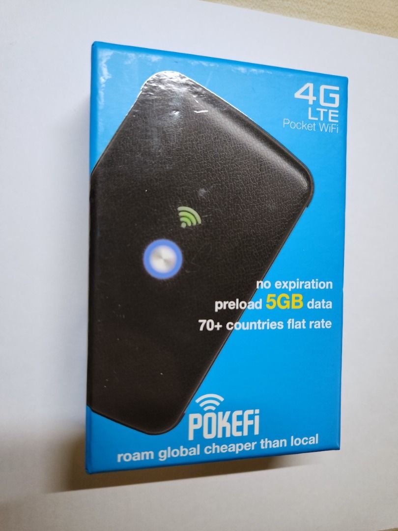 全新未開封SmartGo Pokefi wifi蛋4G 全球包5GB data, 手提電話, 其他
