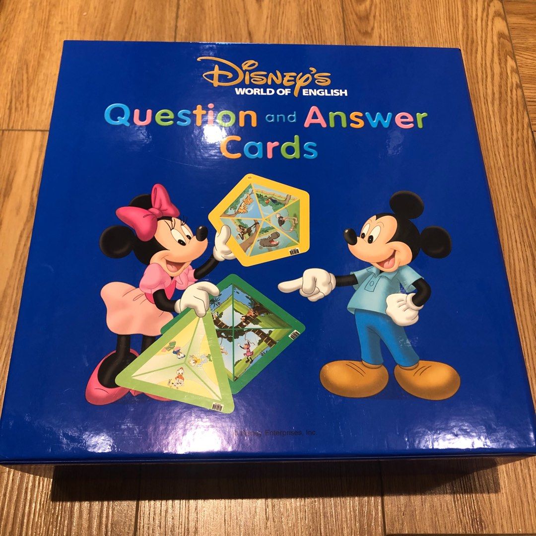 Disney's WORLD OF ENGLISH CARDS AND CDs - 知育玩具