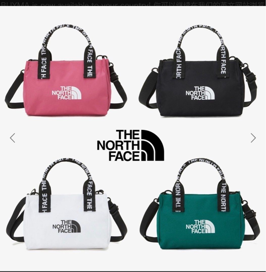 韓國限定The North Face White label Cross bag mini, 名牌, 手袋及銀
