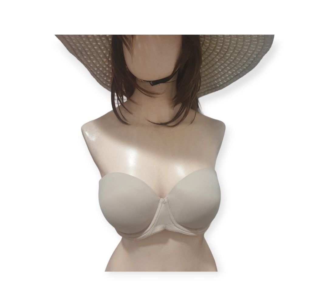 🌸 VS Cream/Nude Strapless Brassiere 🌸, Women's Fashion