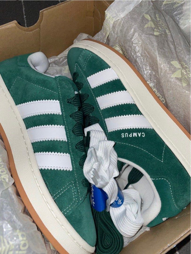 Dark green discount suede adidas