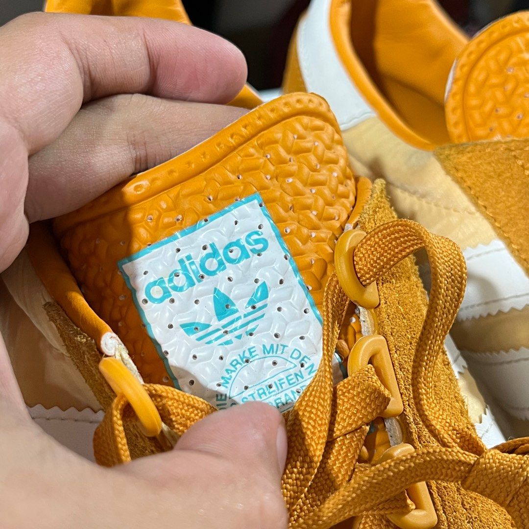 Adidas originals vs outlet fake yellow