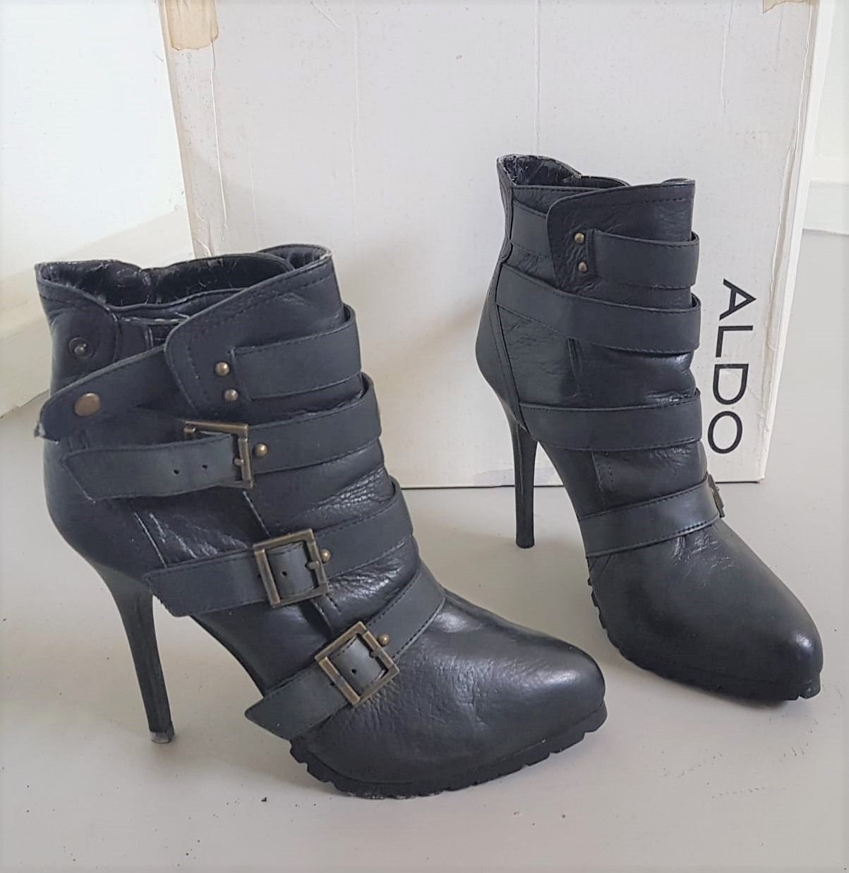 Aldo clearance boot heels