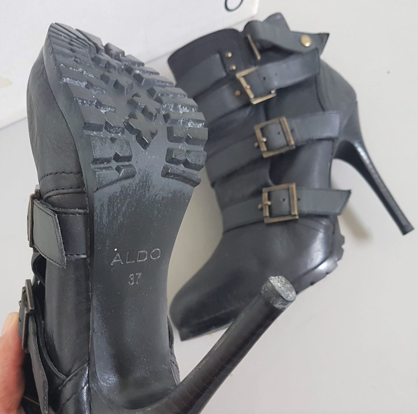 Aldo buckle shop boots