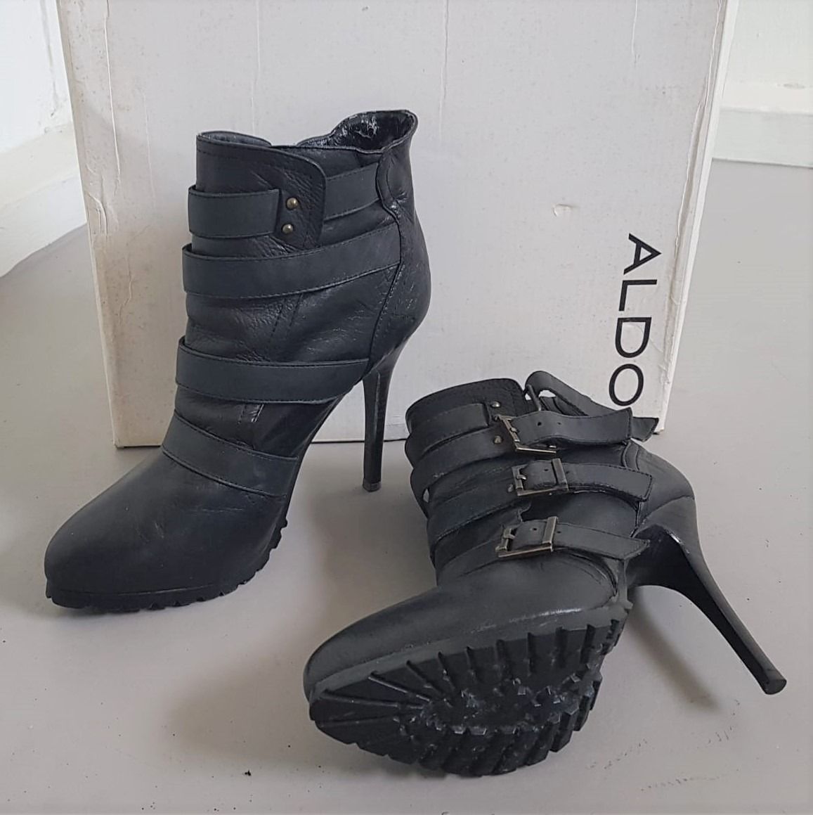 Aldo discount buckle boots