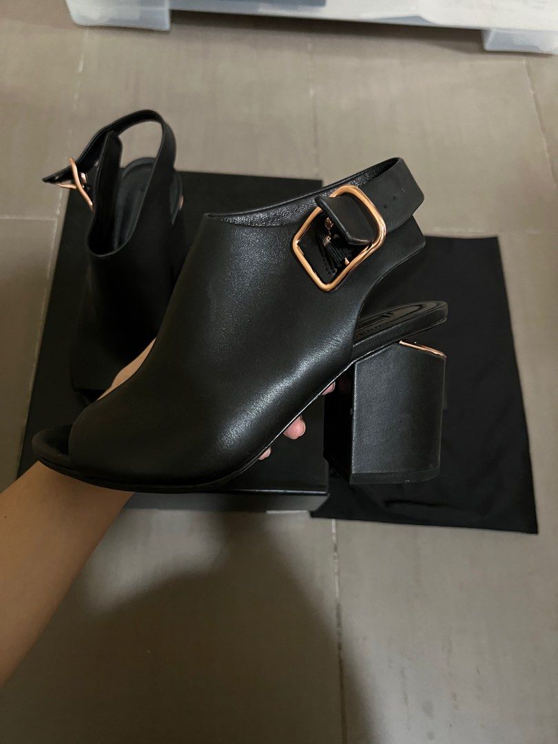 Authentic Alexander Wang Nadia Heels with Copper hardware